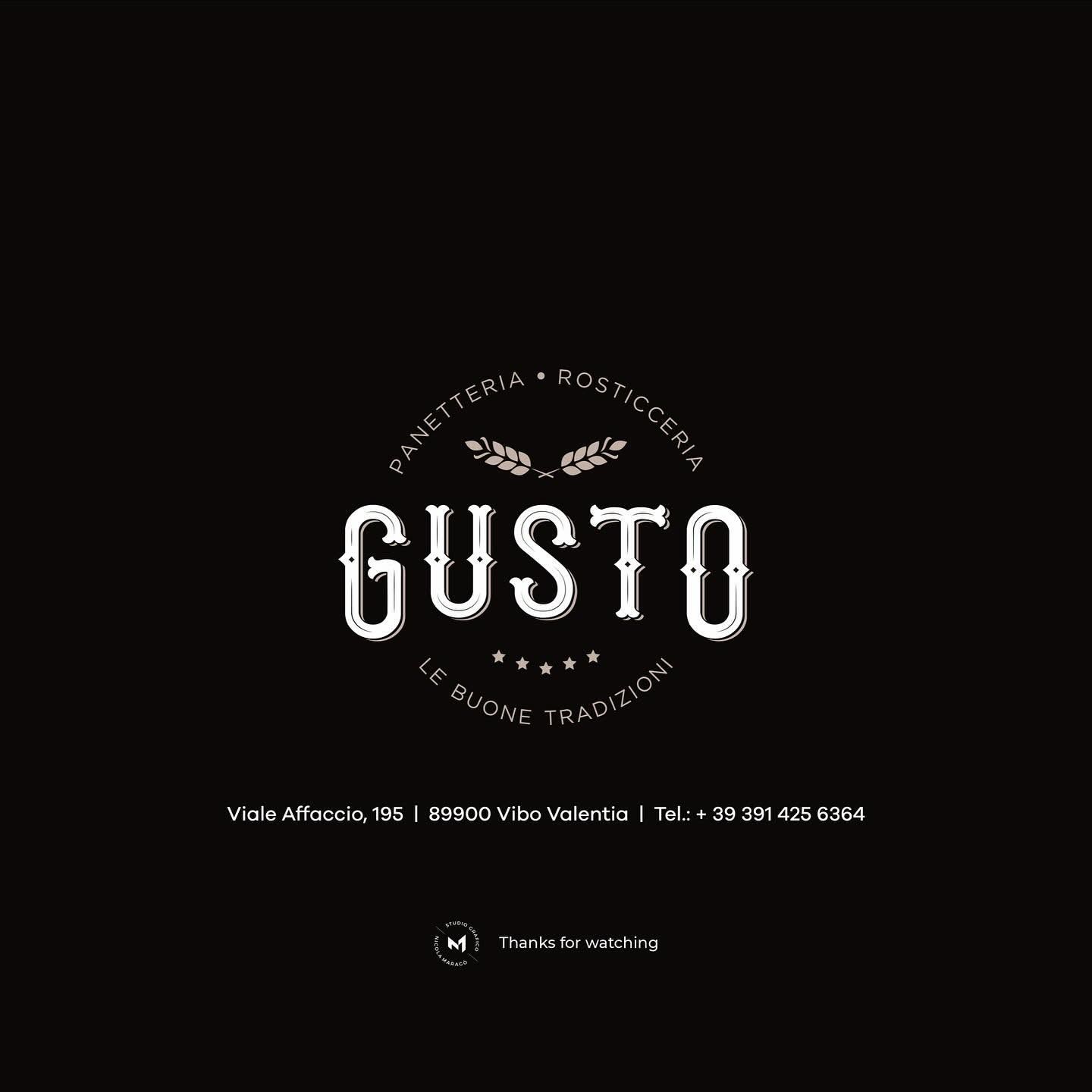 Applicazione dell'identità Gusto Bakery 8